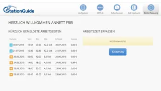 Screenshot di StationGuide Terminal