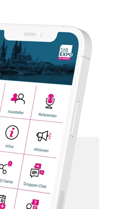 StB EXPO - Event-App Screenshots