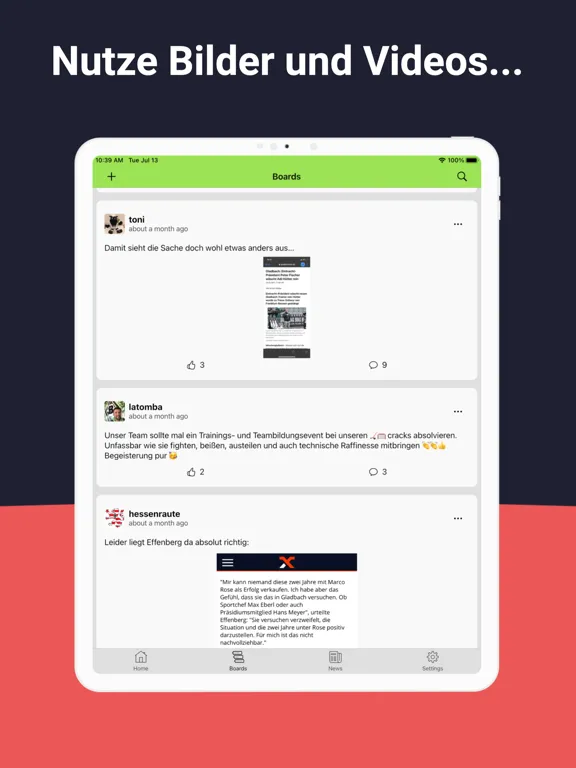 FUPPES iPad  سکرین شاٹس
