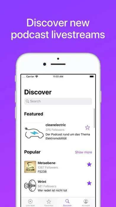 Podlive应用截图