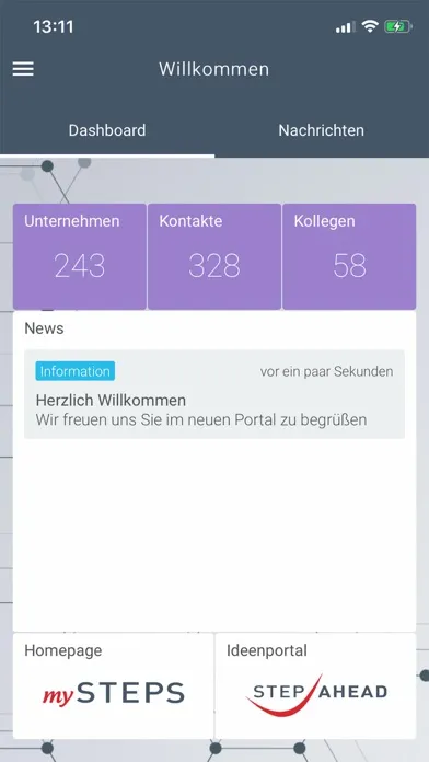mySTEPS Digitaler Arbeitsplatz Screenshots
