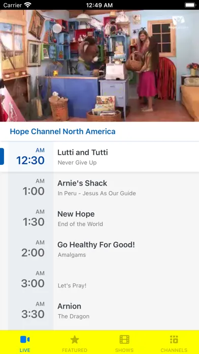 Скриншоты Hope Channel