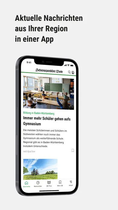 Ảnh chụp màn hình của SB News - Schwarzwälder Bote