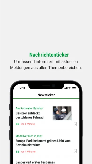 Ảnh chụp màn hình của SB News - Schwarzwälder Bote