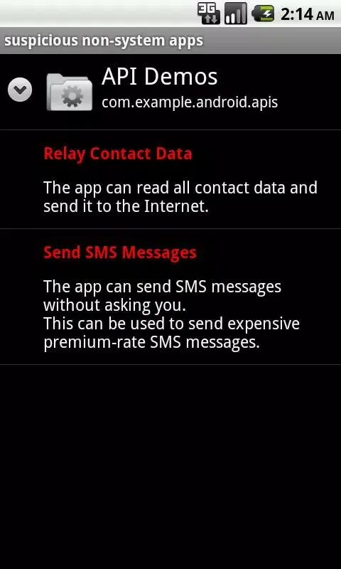 App Permission Watcher Screenshots