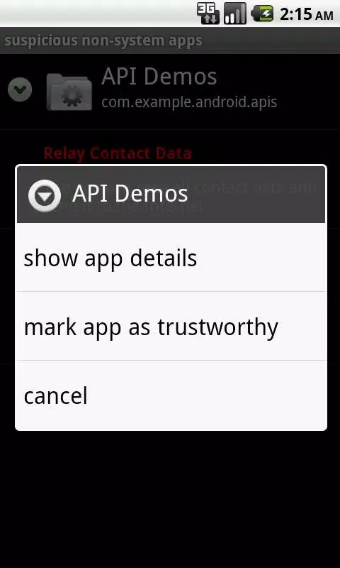 App Permission Watcher Screenshots