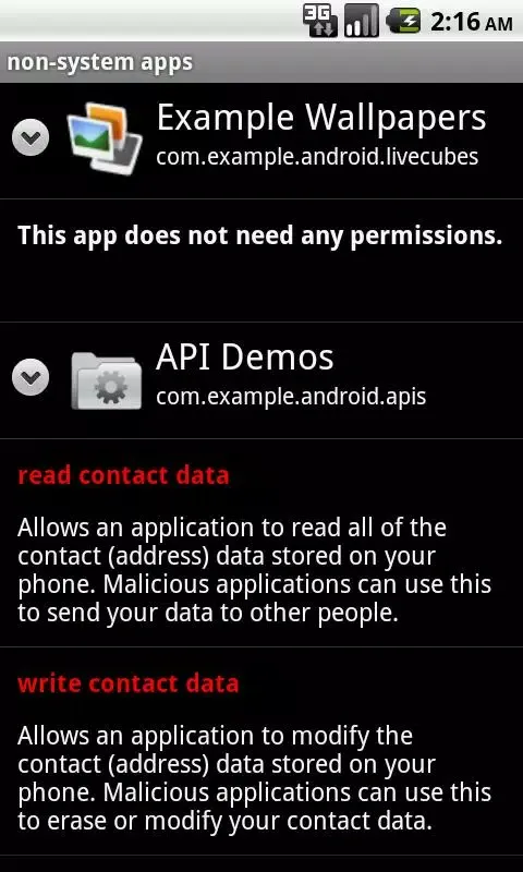 App Permission Watcher Screenshots