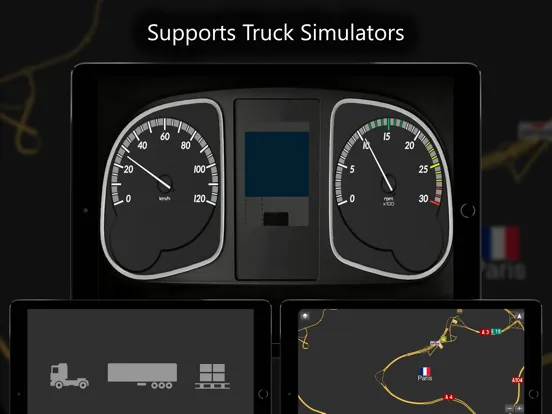 SIM-Dashboard iPad  스크린샷