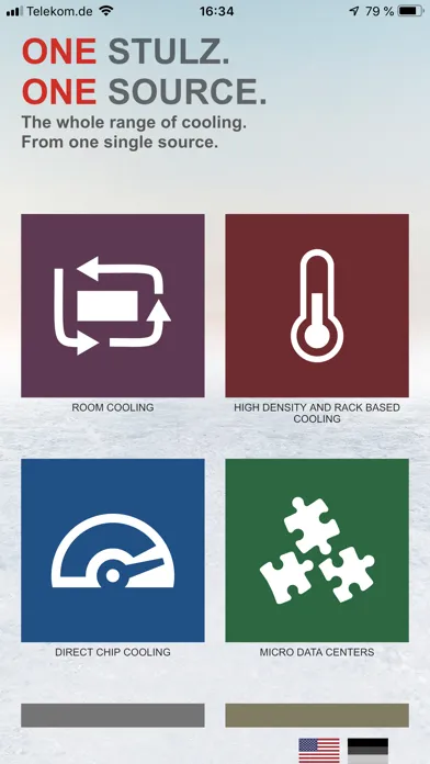 Capturas de tela do STULZ Products and Services