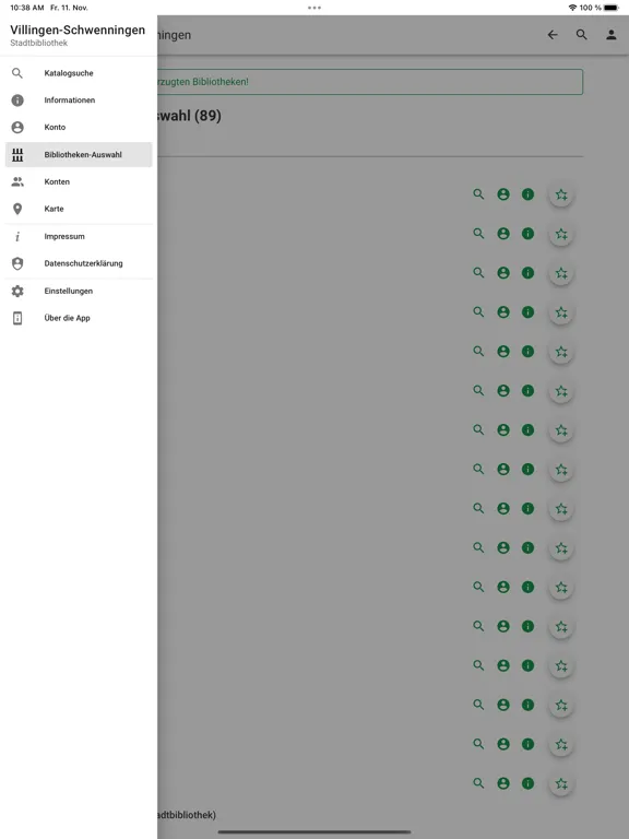 mobilOPAC YourBib iPad 应用截图