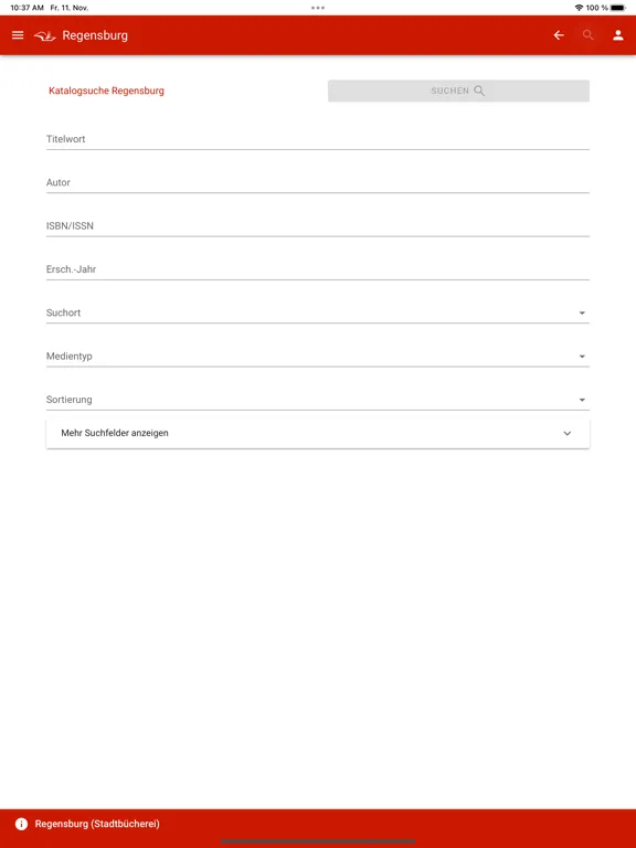 mobilOPAC YourBib iPad 应用截图