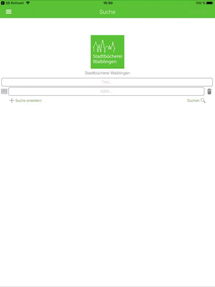 Capturas de pantalla de Stadtbücherei Waiblingen iPad 