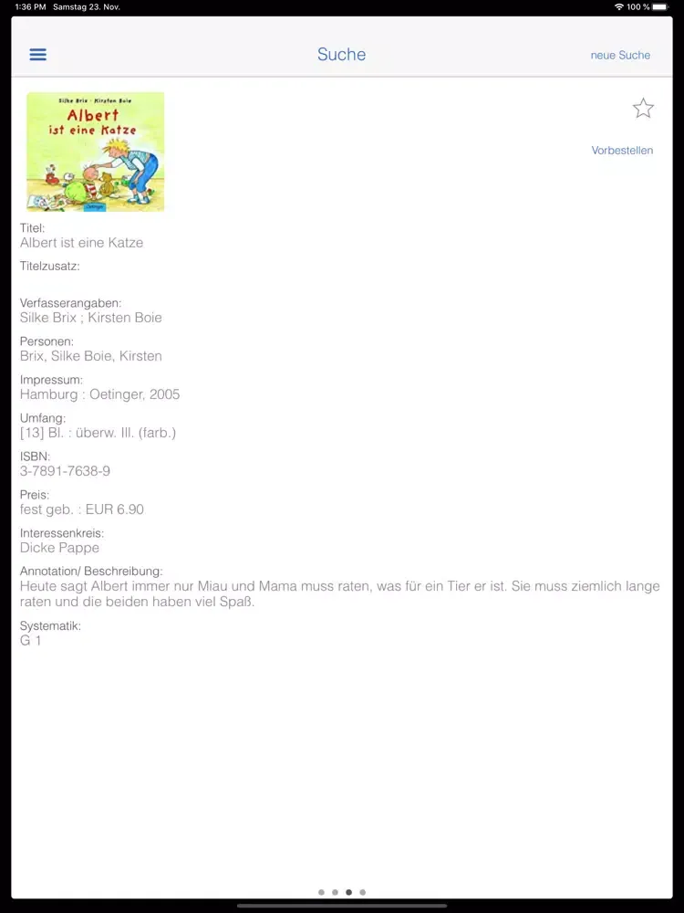 Stadtbücherei Winnenden iPad  سکرین شاٹس