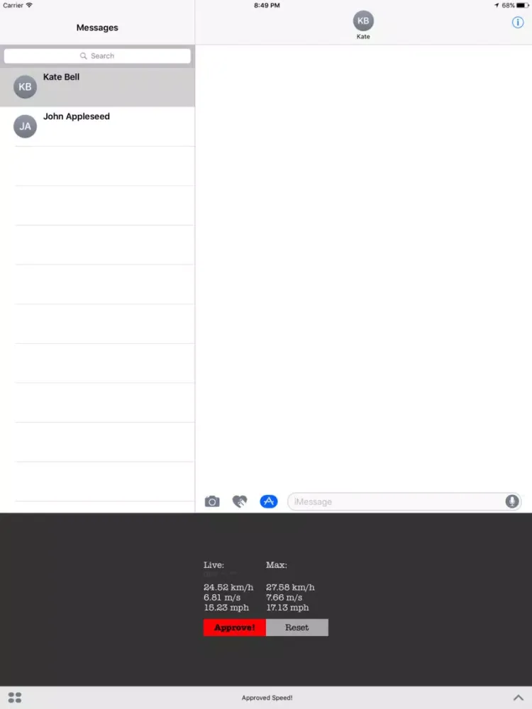 Approved Speed! - GPS Speed iPad  Screenshots