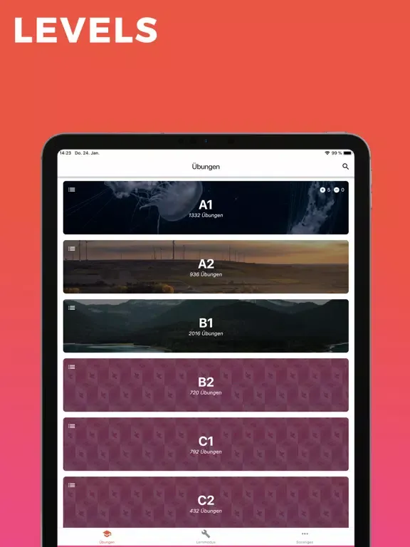 KEN Verben konjugieren iPad  스크린샷