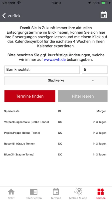 Zrzuty ekranu Mein HALLE