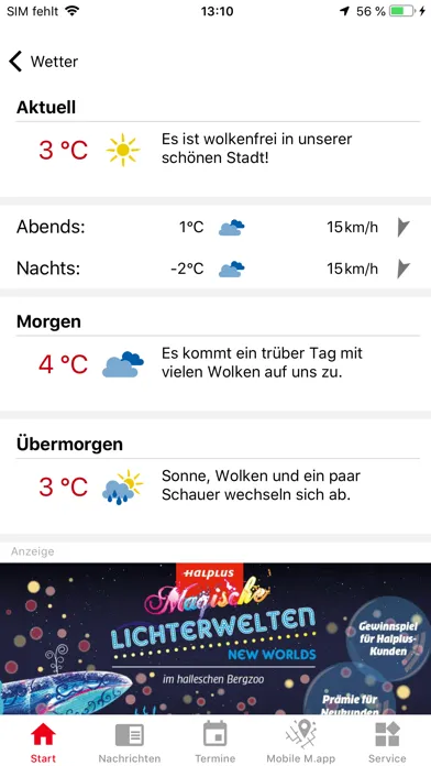 Zrzuty ekranu Mein HALLE