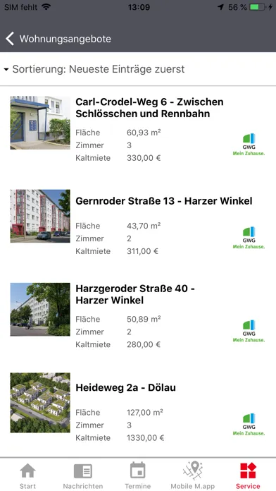 Zrzuty ekranu Mein HALLE