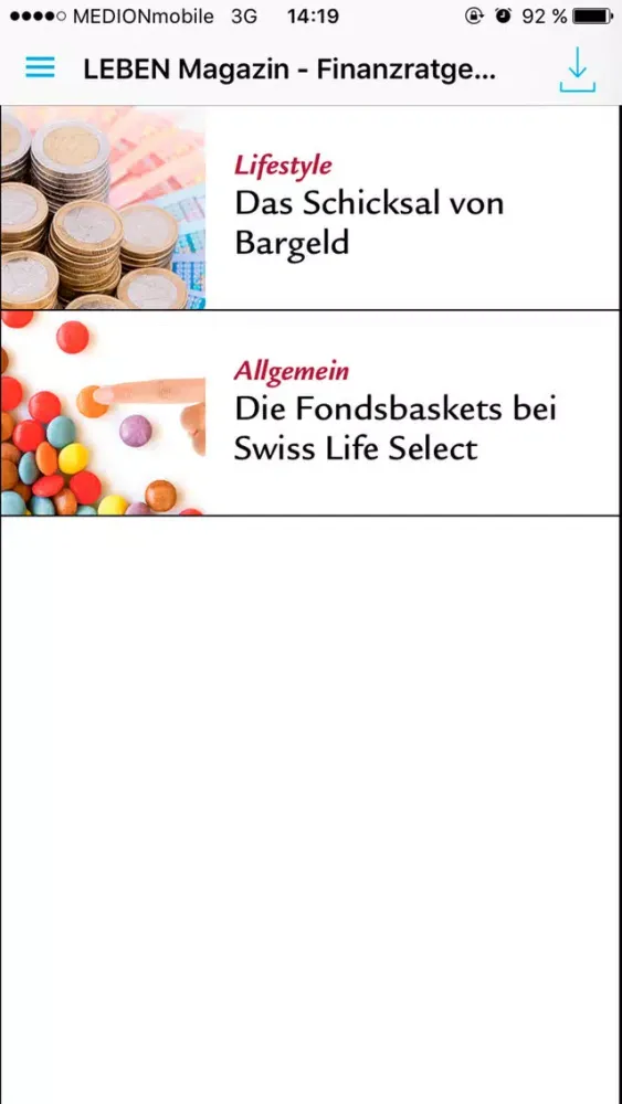 Swiss Life Select LEBEN Magazin Ekran Görüntüleri