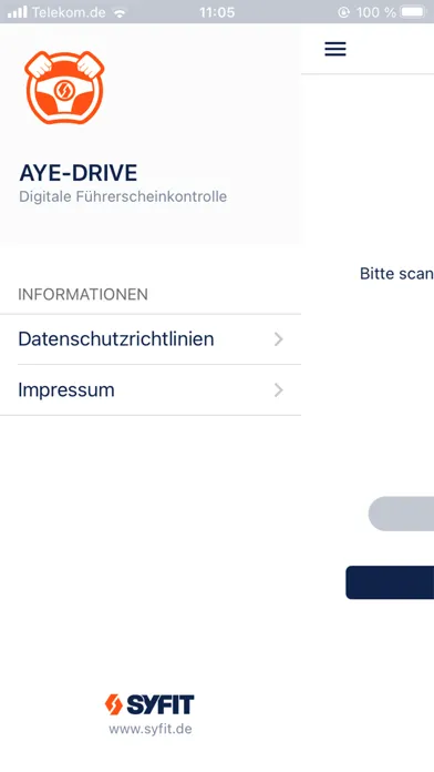 AYE-DRIVE Ekran Görüntüleri