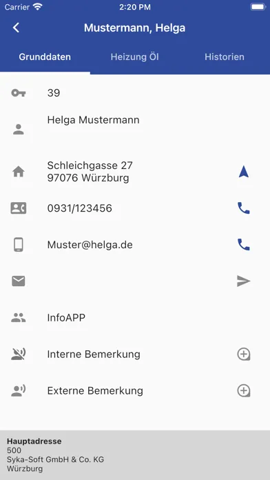 Sykasoft Service Mobil Ekran Görüntüleri