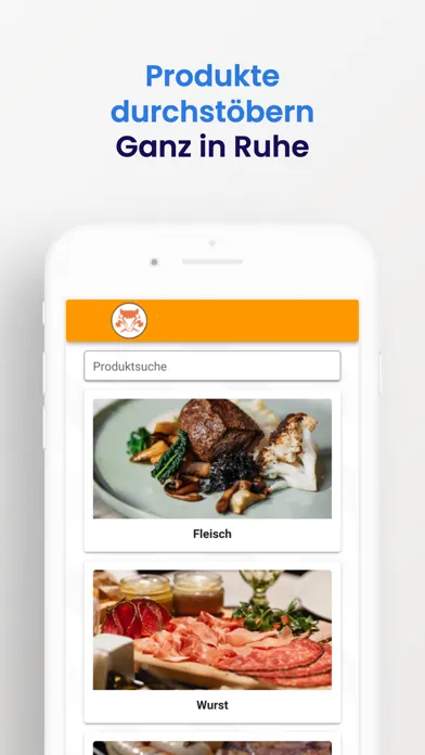 Metzgerei Bestell App - Demo Screenshots