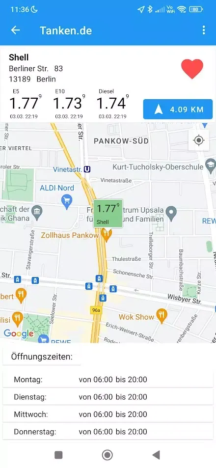 tanken.de Screenshots