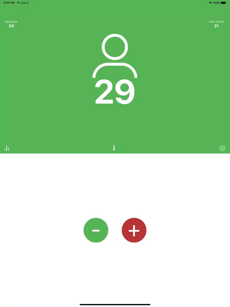 customer counter iPad  سکرین شاٹس