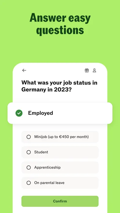 Taxfix: Tax return for Germany 스크린샷