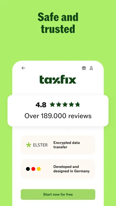 Taxfix: Tax return for Germany 스크린샷