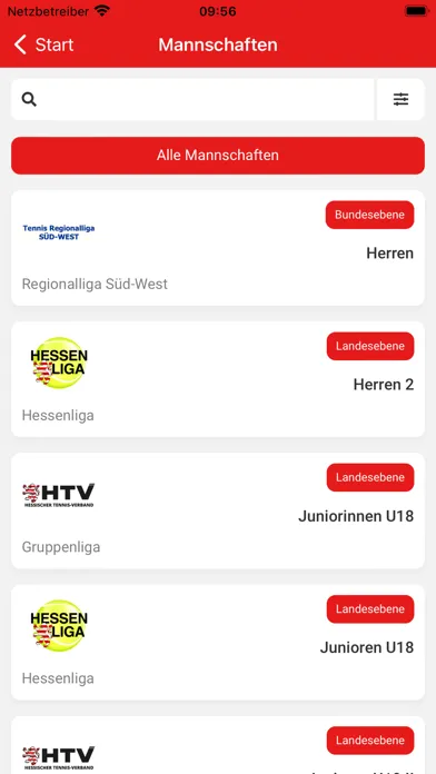 Zrzuty ekranu TC-Rot-Weiss Sprendlingen e.V.