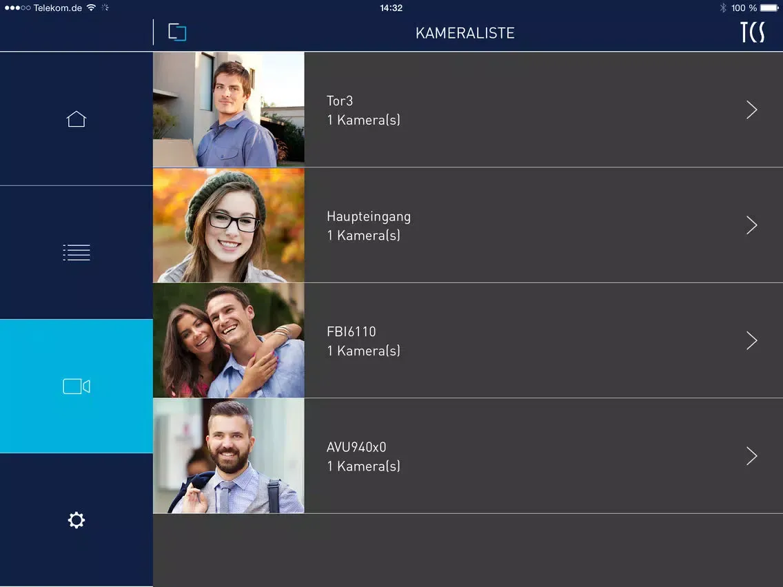 TCS:App iPad  Ekran Görüntüleri
