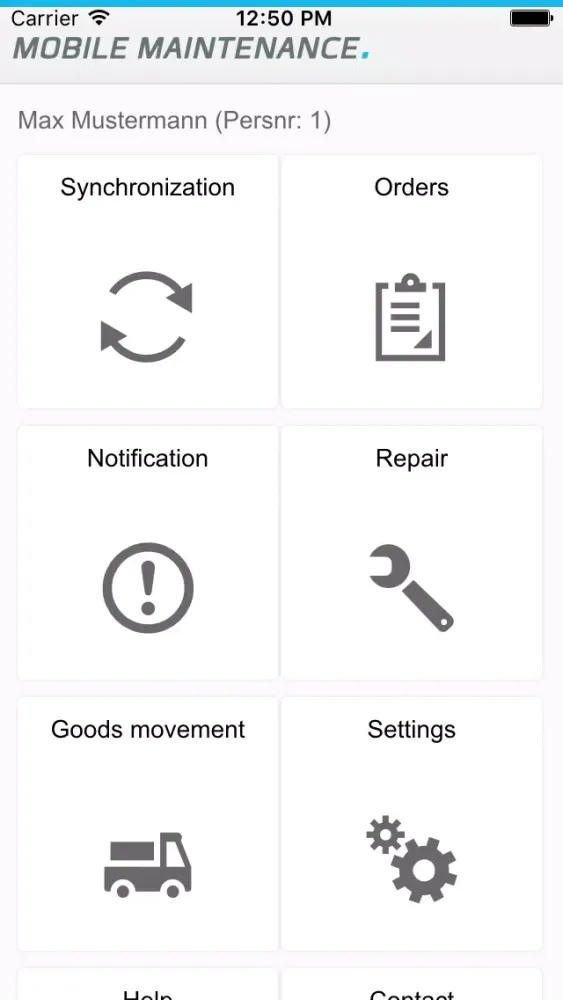 T.CON Mobile Maintenance for SAP سکرین شاٹس