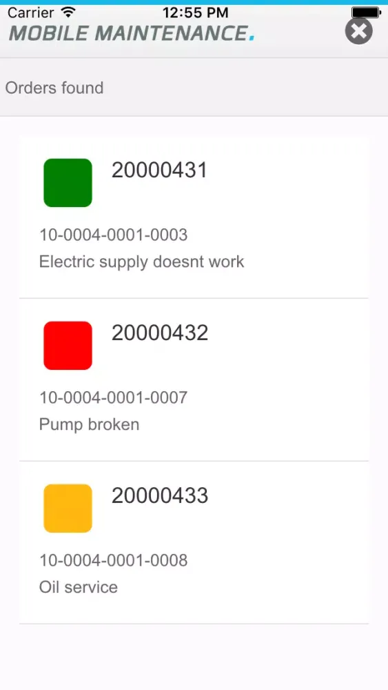 T.CON Mobile Maintenance for SAP سکرین شاٹس