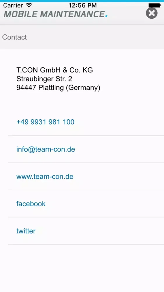 T.CON Mobile Maintenance for SAP سکرین شاٹس