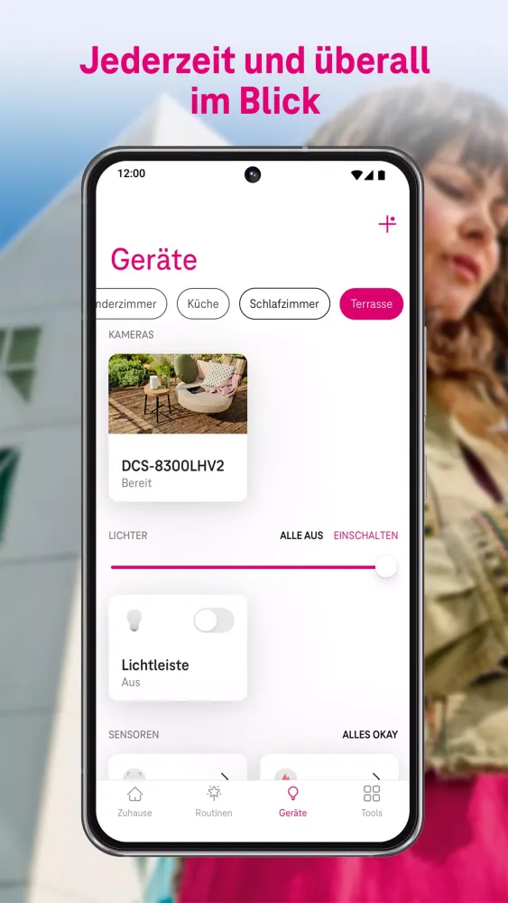 MagentaZuhause App: Smart Home Screenshots