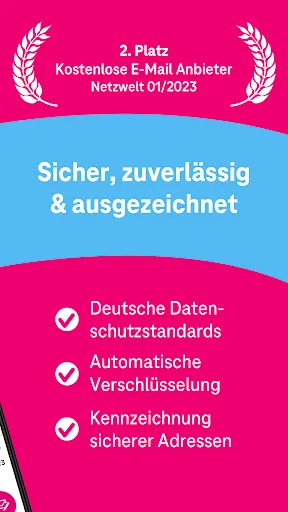 Скриншоты Telekom Mail - E-Mail-Programm