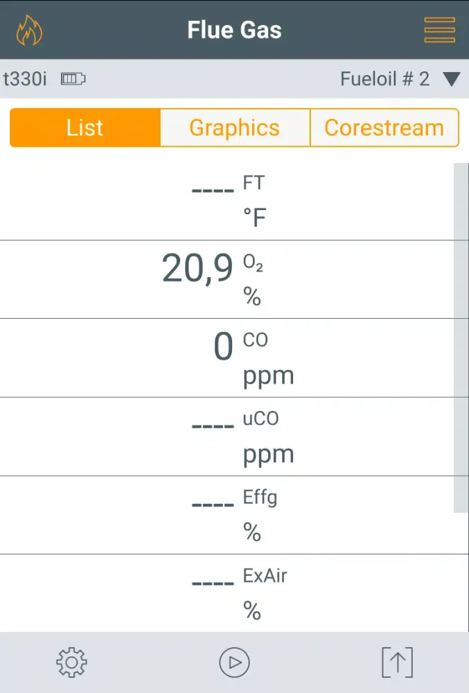 Zrzuty ekranu testo 330i App