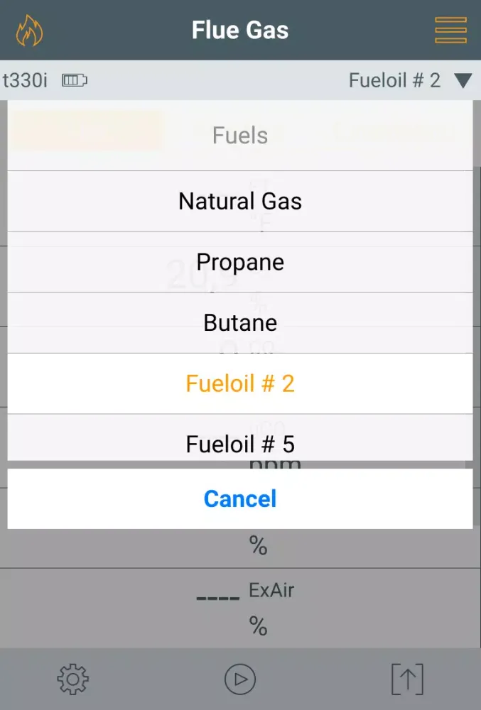 Zrzuty ekranu testo 330i App