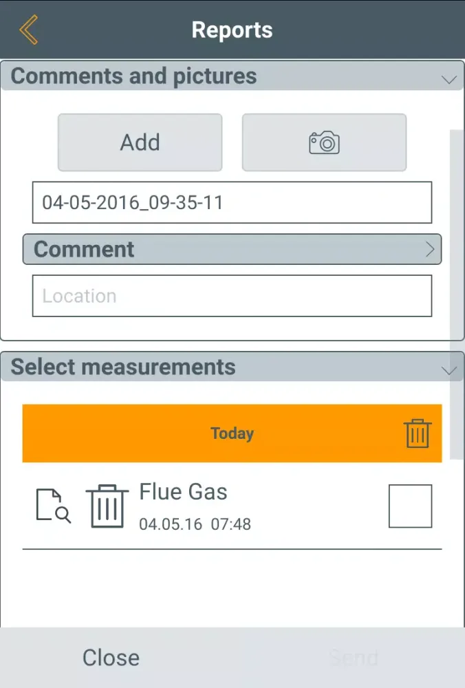 Zrzuty ekranu testo 330i App