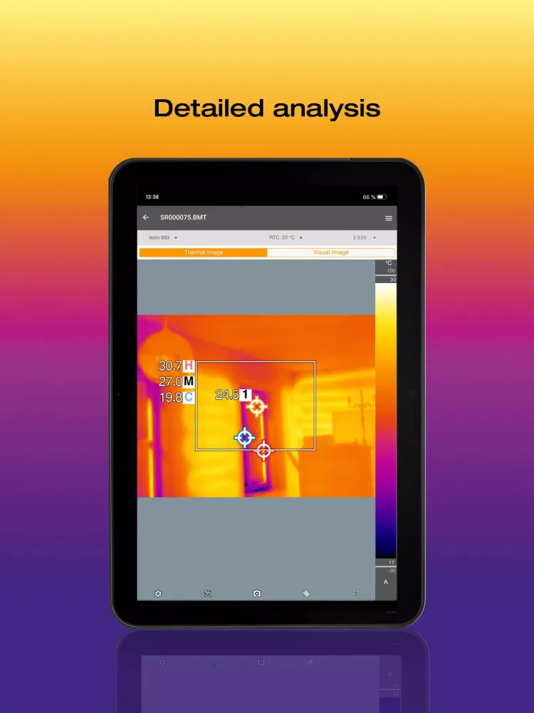 testo Thermography Ekran Görüntüleri