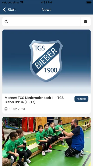 Captures d'écran de TGS Offenbach Bieber