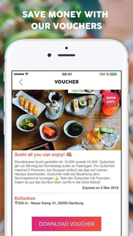 Capturas de pantalla de Foodguide - Taste your city!