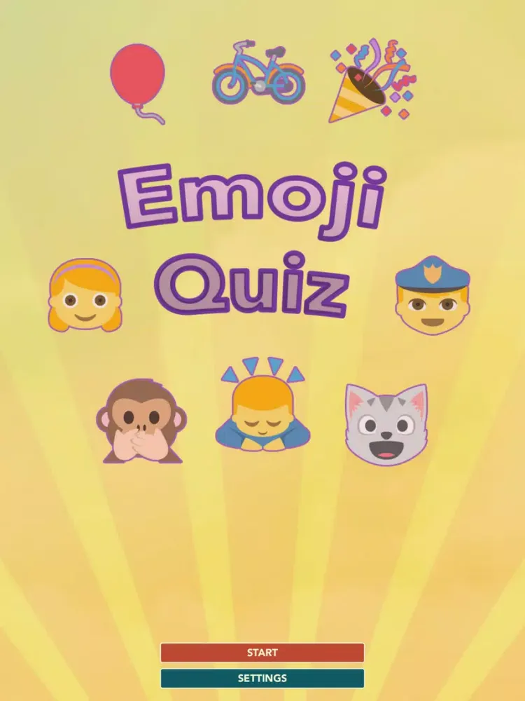 Emoji Quiz - The Secret Word iPad  Screenshots