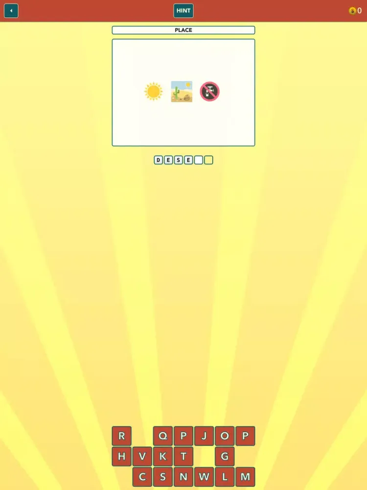 Emoji Quiz - The Secret Word iPad  Screenshots