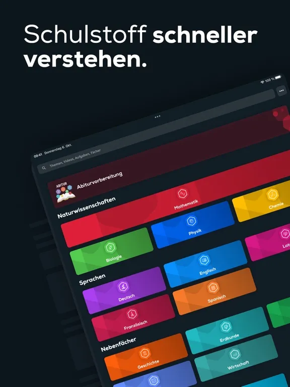 simpleclub - Die Lernapp iPad  سکرین شاٹس