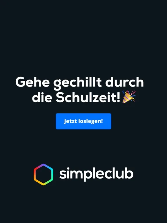 simpleclub - Die Lernapp iPad  سکرین شاٹس