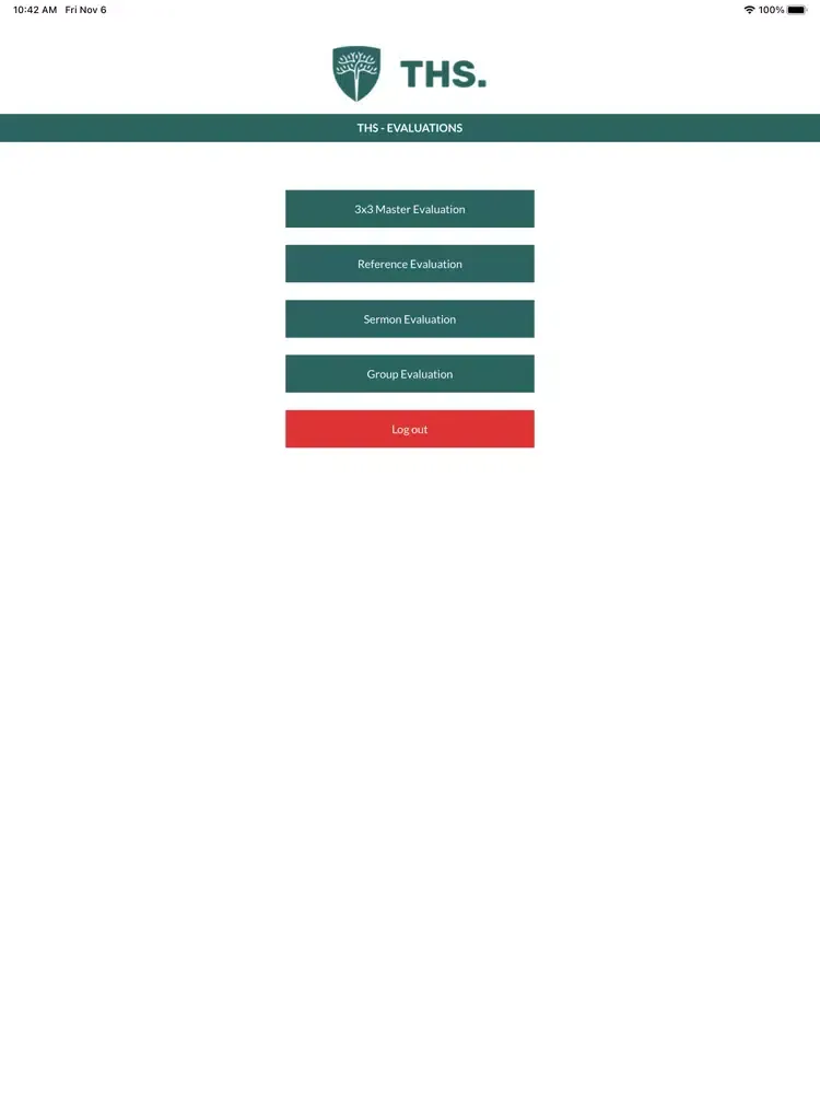 THS Academy iPad  Screenshots
