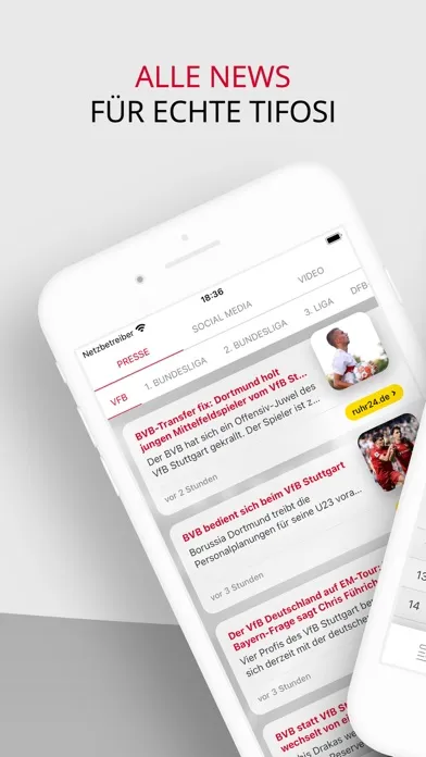 Capturas de tela do Tifosi VfB