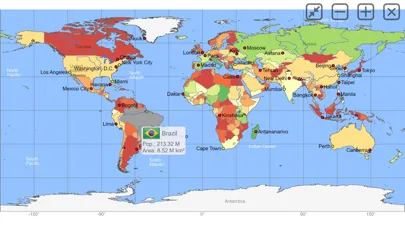 World atlas & map MxGeo Pro 스크린샷